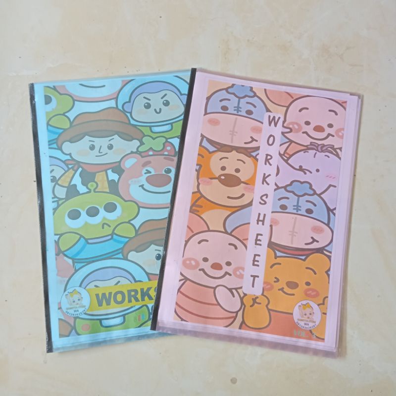 WORKSHEET ACTIVITY USIA 2-5TAHUN/LEMBAR KERJA/MAINAN EDUKASI ANAK