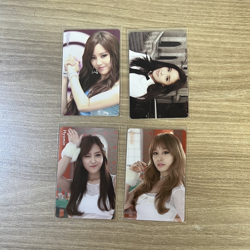 T-ARA hyomin jiyeon bunny style gossip girl japan japanese album photocard pc