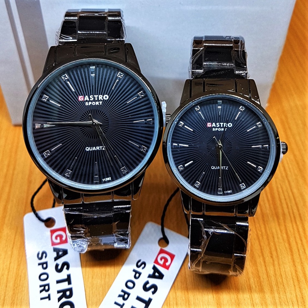 Jam tangan couple pasangan Gastro sport - tali rantai model terbaru bisa ambil satuan