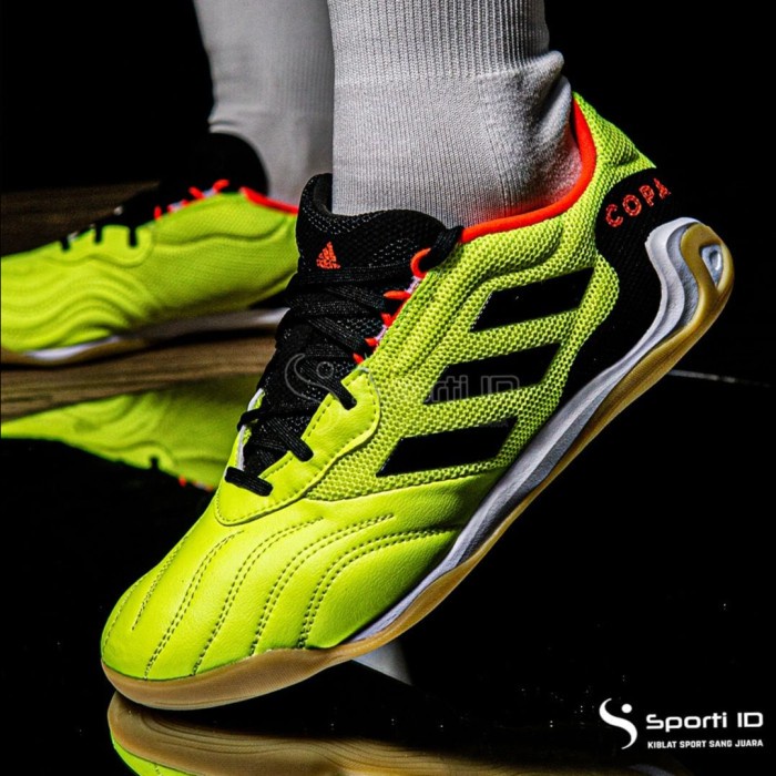 {MentariStore} Sepatu Futsal Adidas Copa Sense.3 IN - Tm Solar Yellow GZ1360 Original - 42 Limited