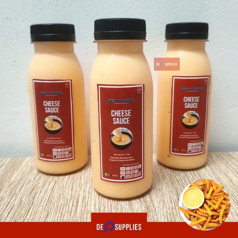 

Cheese Sauce SenTaste 120gr - Saus Keju Cocolan Saos Halal