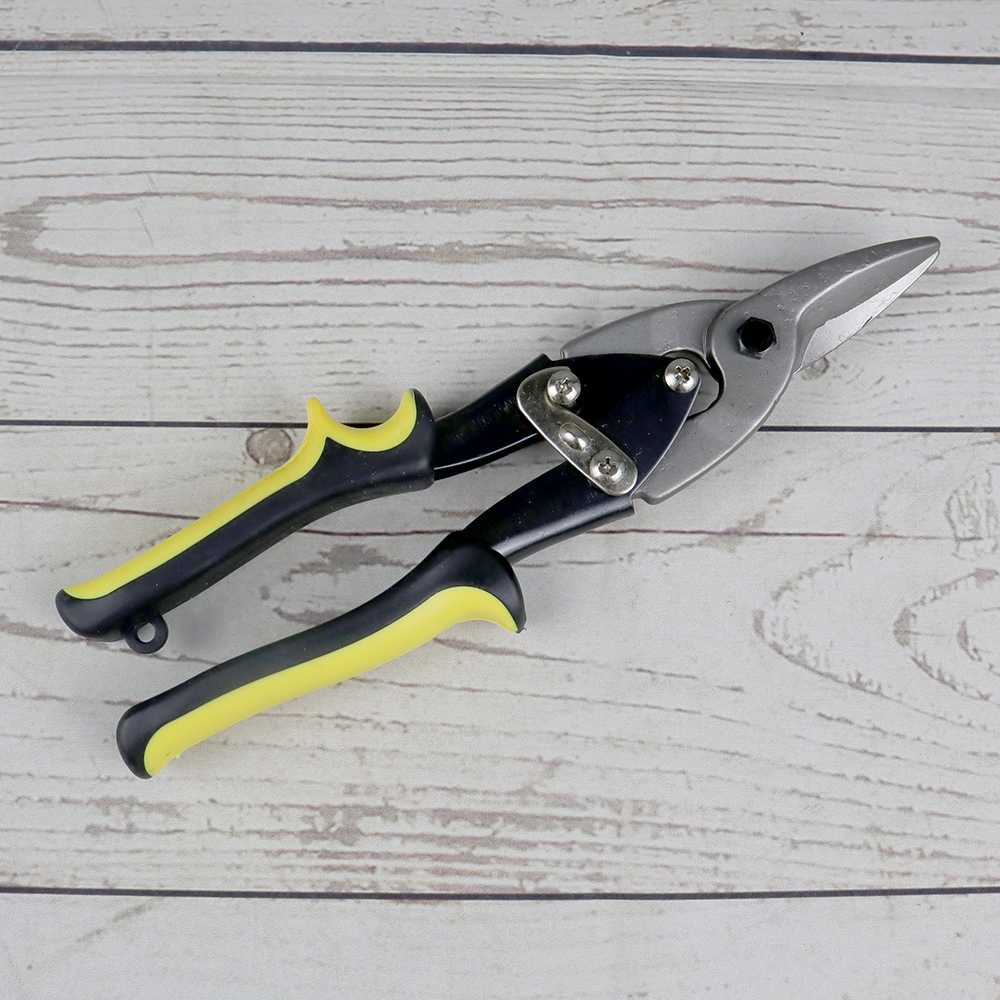 (BISA COD) FTIHSHP Dongkai Gunting Besi Flat Baja Heavy Duty Iron Scissors 10 Inch - W239