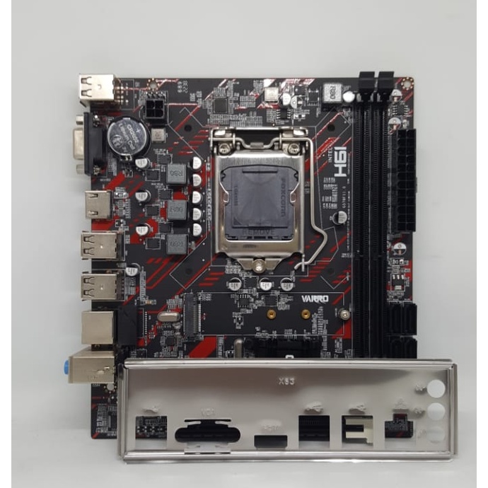 MOTHERBOARD MAINBOARD MOBO H61 LGA 1155 VARRO NVME NEW