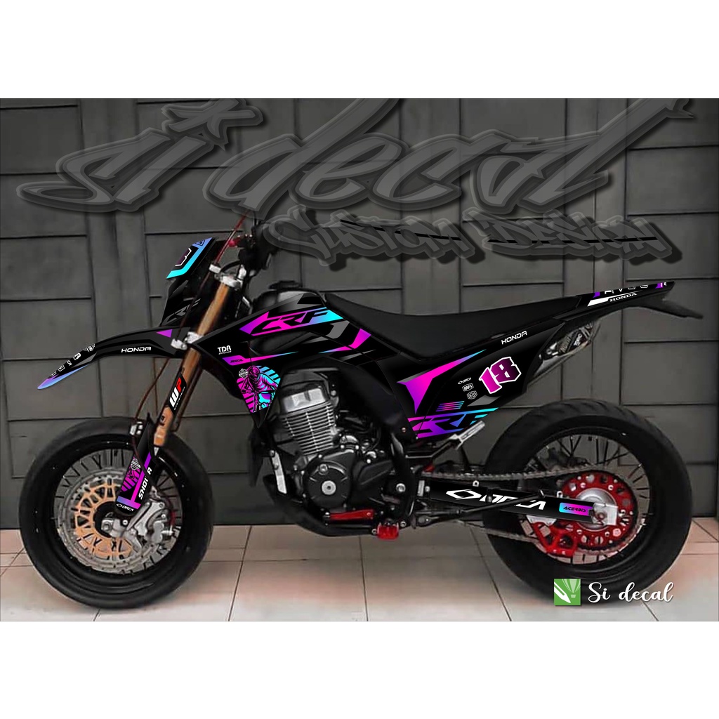 stiker decal crf 150L full body free request custom bagus murah keren