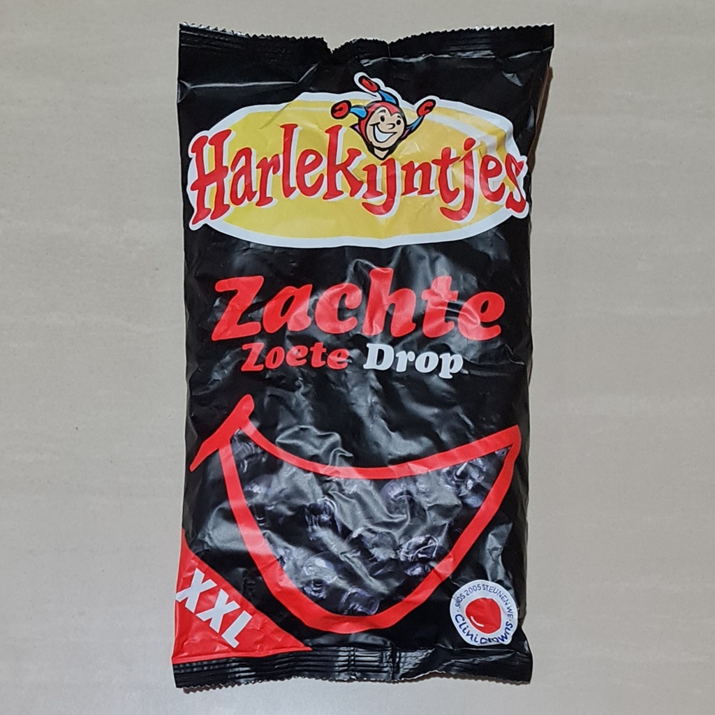 Permen Harlekijntjes Zachte Zoute Drop Licorice 550 Gram