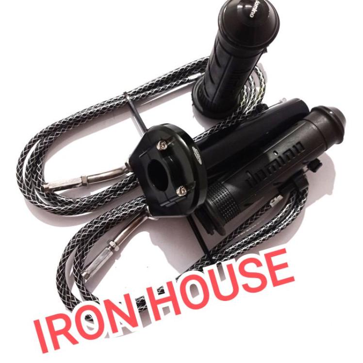 ✫ GAS SPONTAN INJEKSI KTC SLIM FULL CNC 2 KABEL 2 METER & HANDGRIP JALU DOMINO PNP SEMUA MOTOR BEAT 