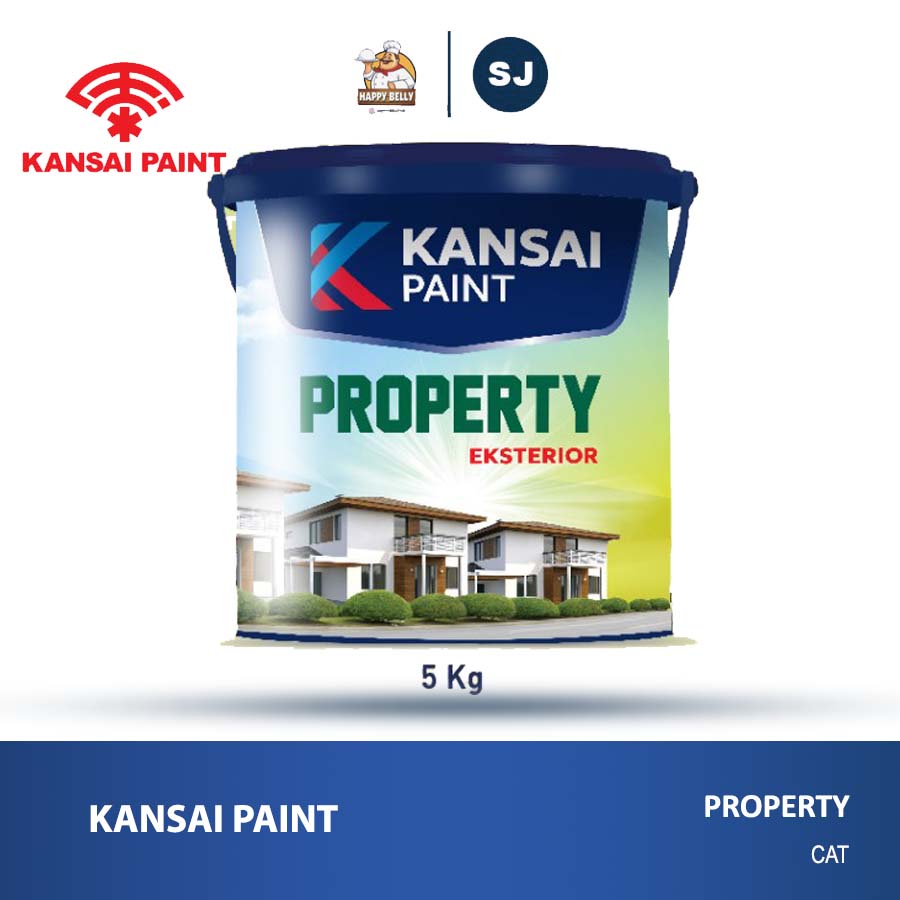 KANSAI PROPERTY Eksterior - Cat Tembok Eksterior Berkualitas  5 KG