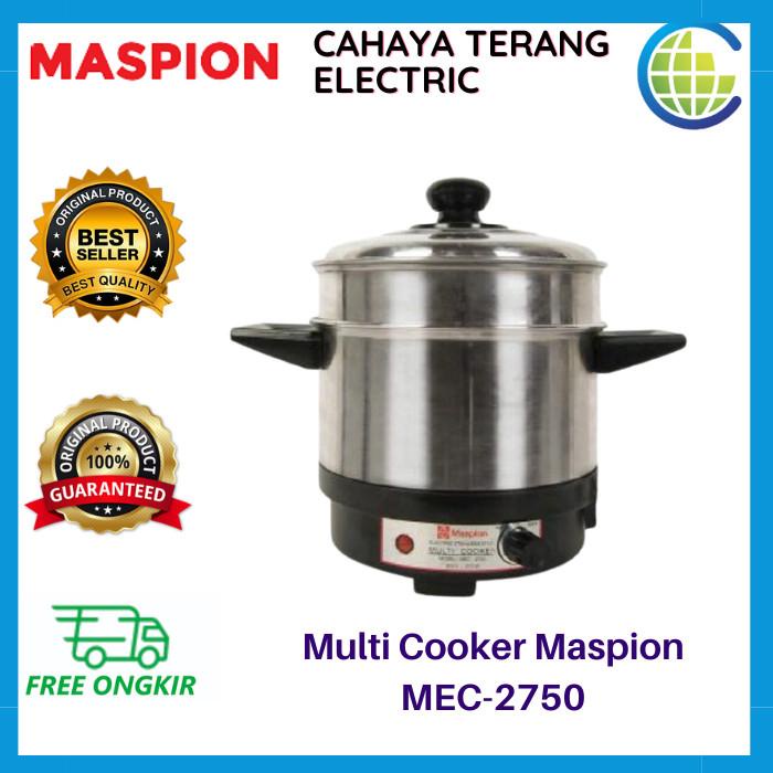 Multi Cooker Maspion MEC2750 Panci listrik Portable Maspion MEC 2750