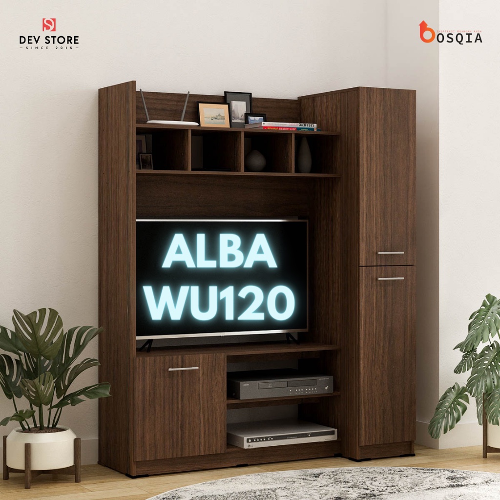 Rak TV / Meja TV / Kabinet TV Multifungsi / ALBA WU120