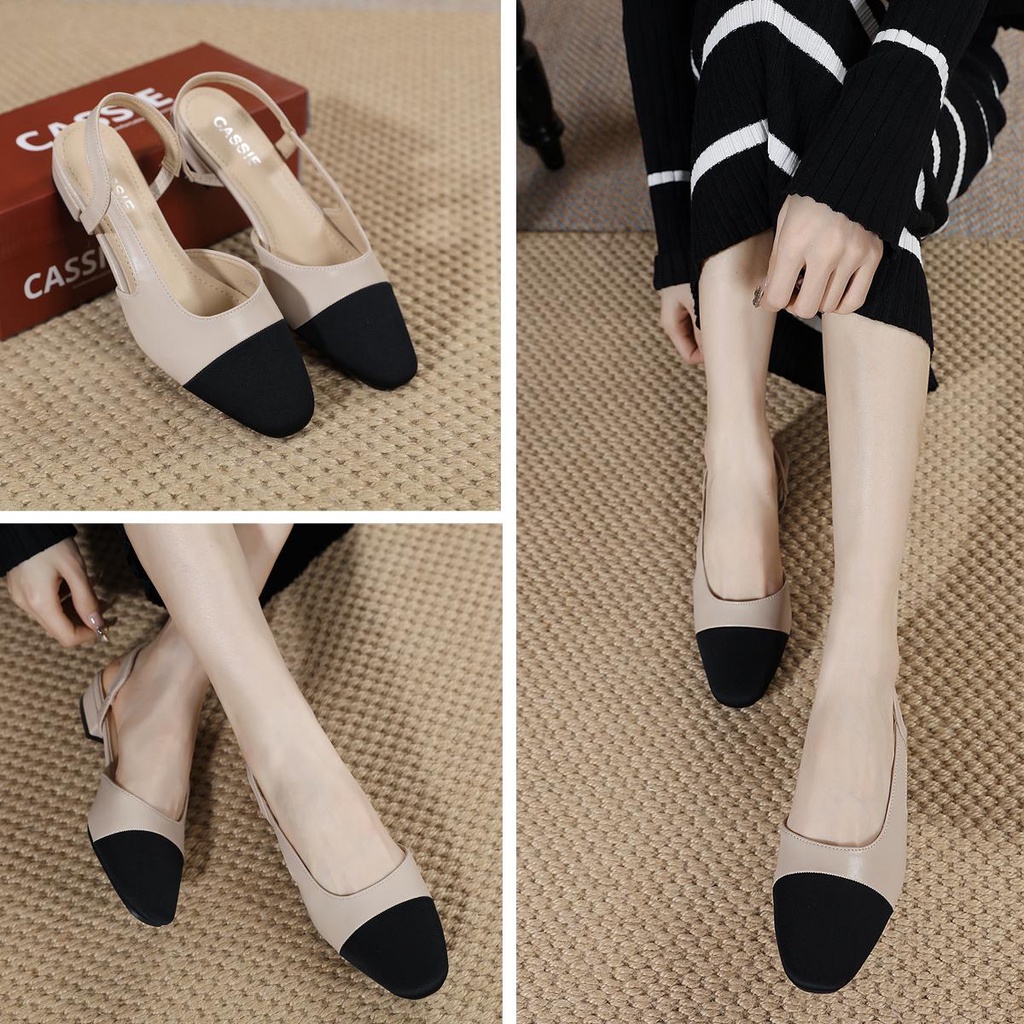 GSW Sepatu flatshoes wanita slingback import Sepatu kerja wanita flat ( CH02 )