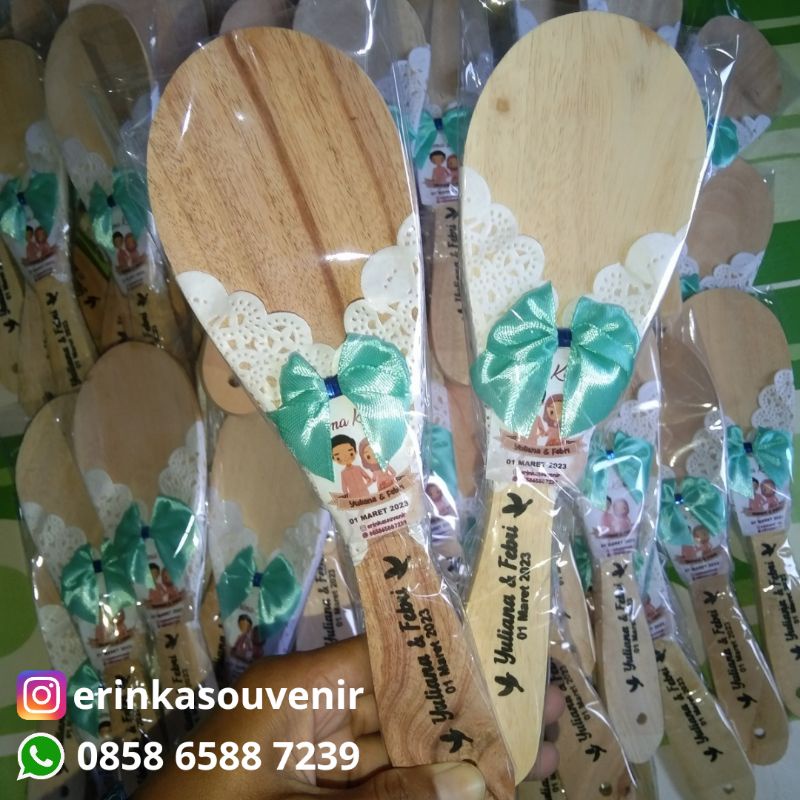 SOUVENIR CENTONG NASI / CENTONG KAYU