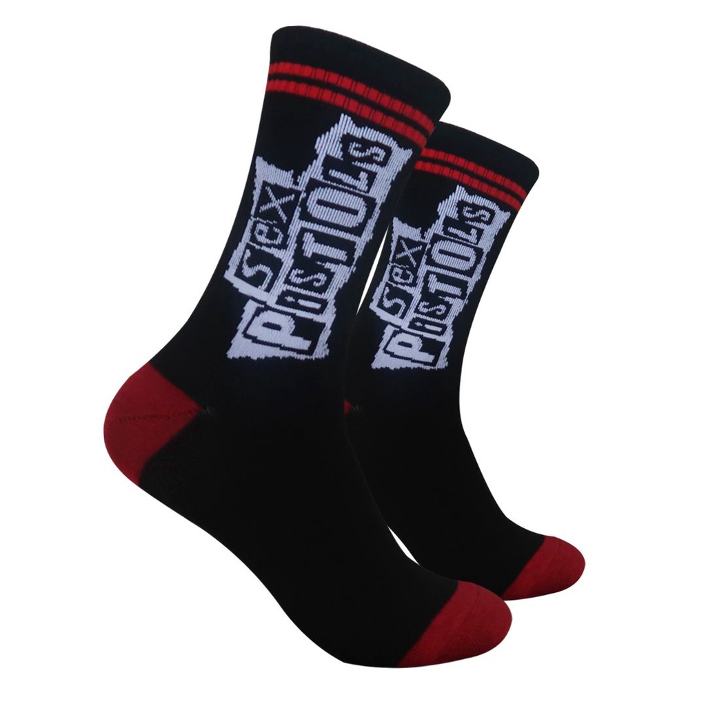 Kaos Kaki Motif S*x Pistols Hitam ( B61 )