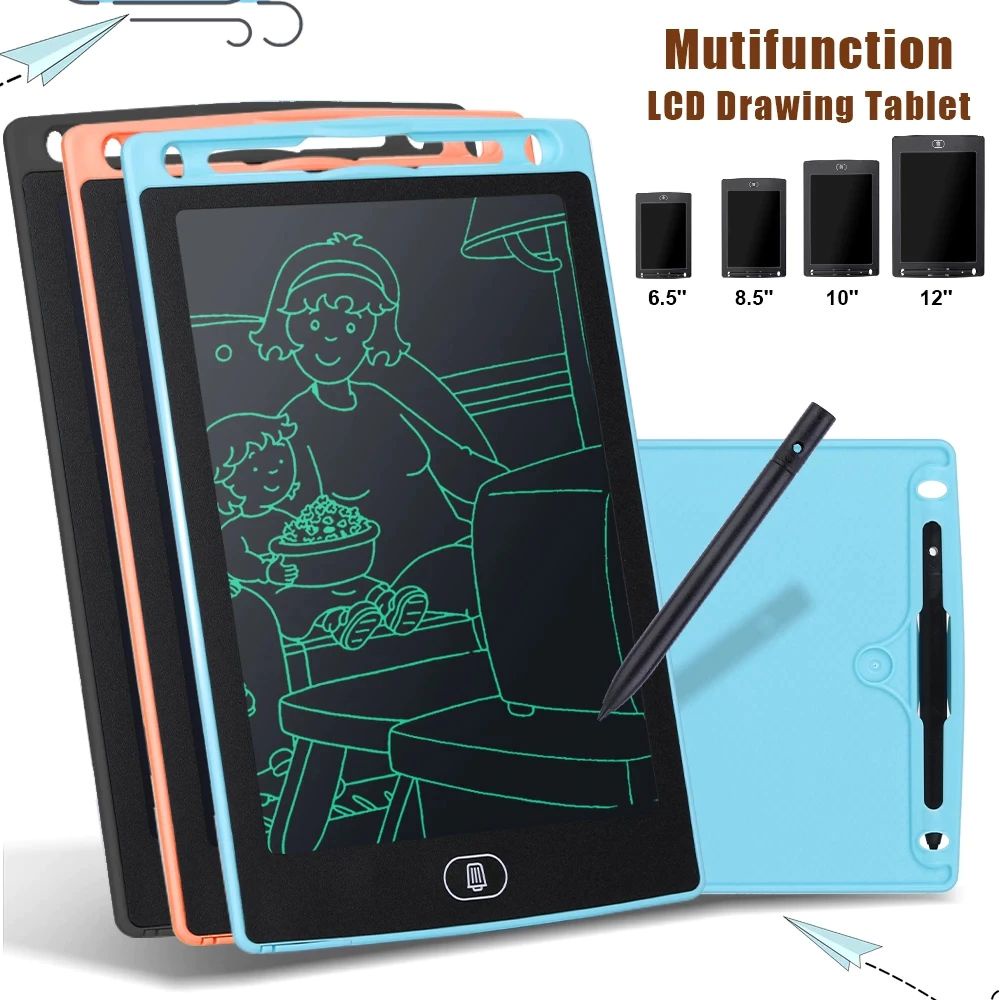 LCD Drawing Writing Tablet 8.5 Inch Mainan Papan Tulis Bisa Hapus Board Digital Pad Edukasi Pen Gambar Easy Writting 8,5&quot; Pedometer Sport Digital Elektronik Dengan Layar Lcd Untuk Menghitung Langkah kaki Jarak &amp; Kalori