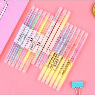 

STABILO PANJANG 6 WARNA 2 ARAH / HIGHLIGHTER WARNA WARNI / STABILO WARNA WARNI