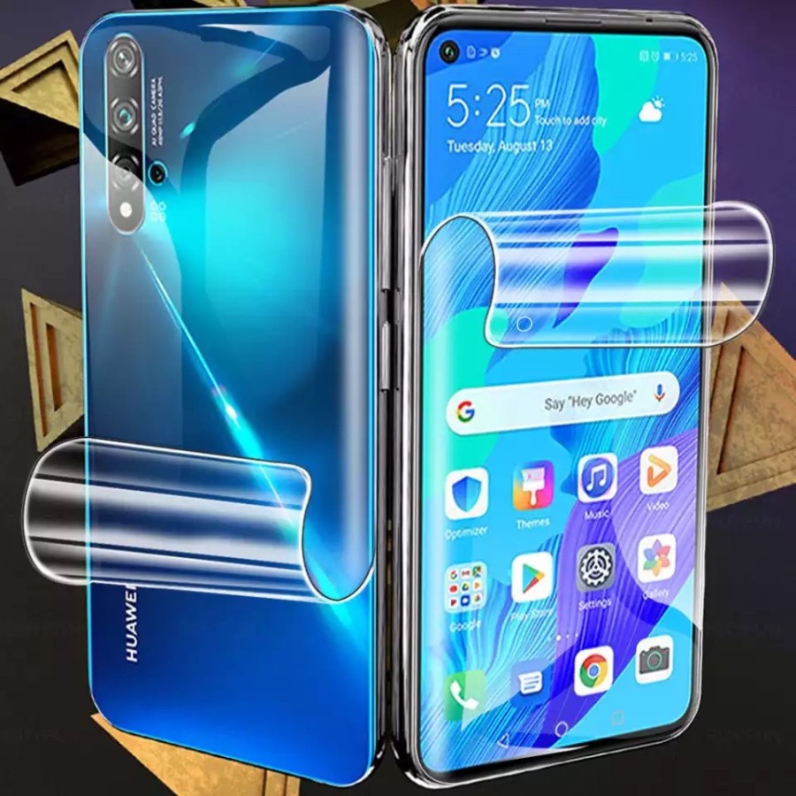 HUAWEI NOVA 5T NOVA 2i NOVA 3i NOVA 2 LITE NOVA 9 NOVA 7 FULLSET Anti gores hydrogel bening clear bagian layar dan belakang screen guard dan anti jamur pelindung belakang