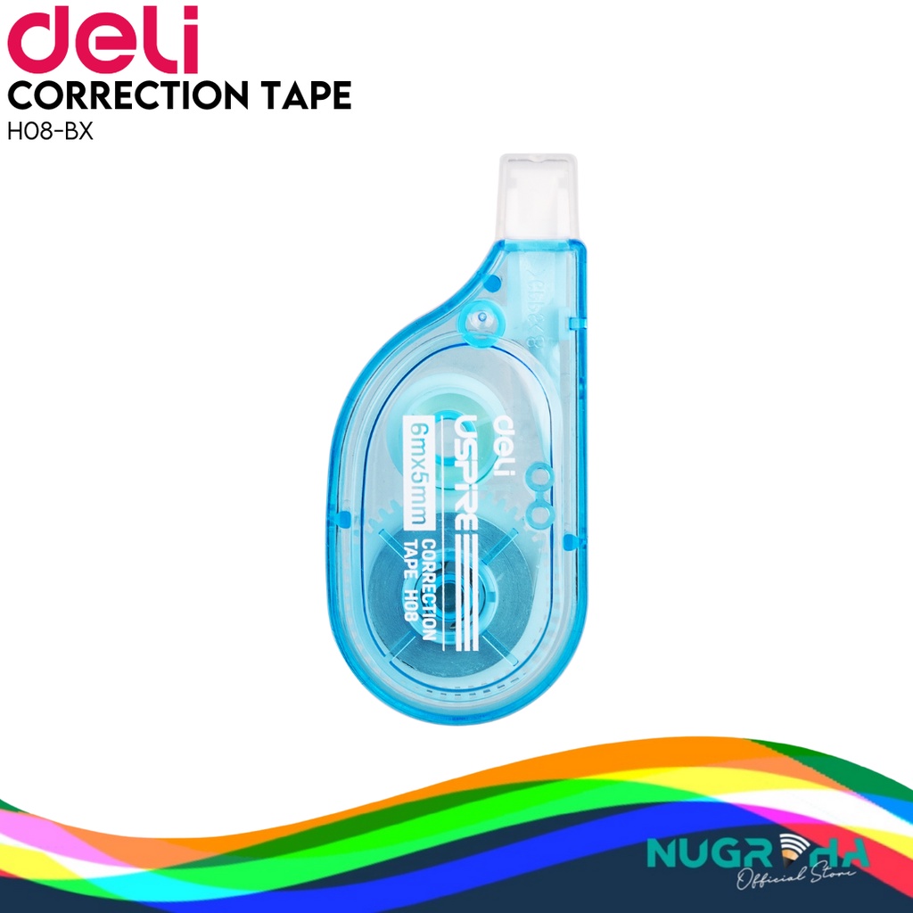 

CORRECTION TAPE TIPEX TIP X KERTAS DELI H08 BX