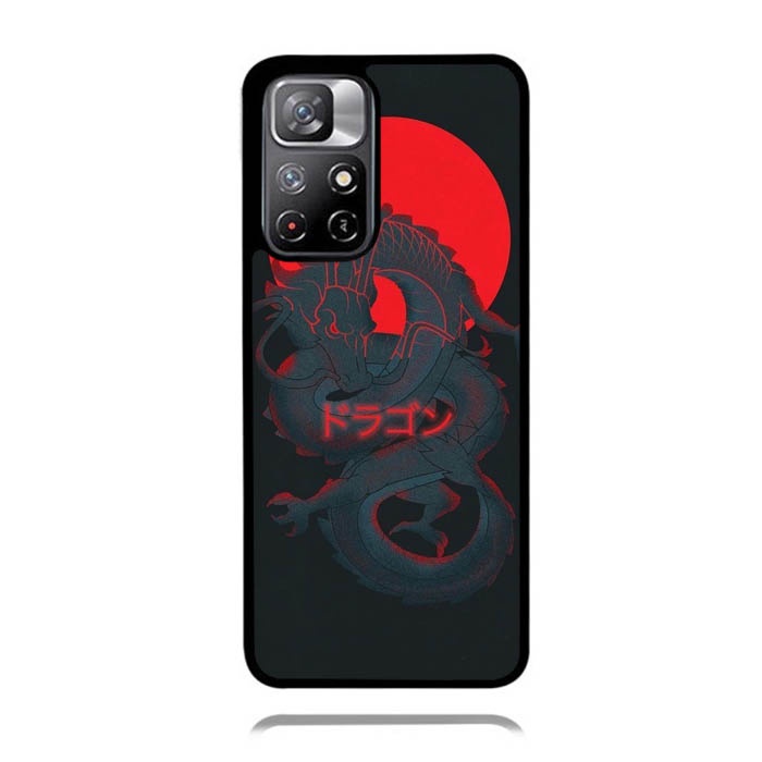 Casing Case Redmi Note 11 10 9 8 Pro Japanese Dragon DF96