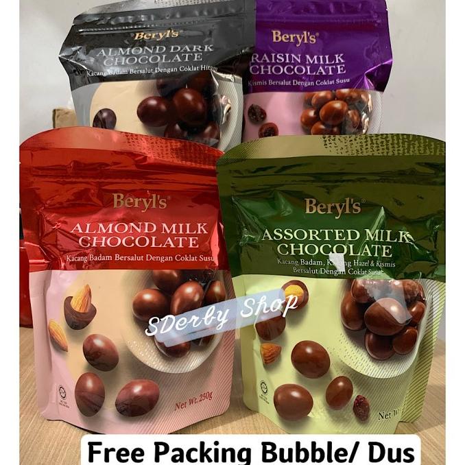 

Beryls Almond Coated Milk Chocolate 250 gram Coklat Susu bah05