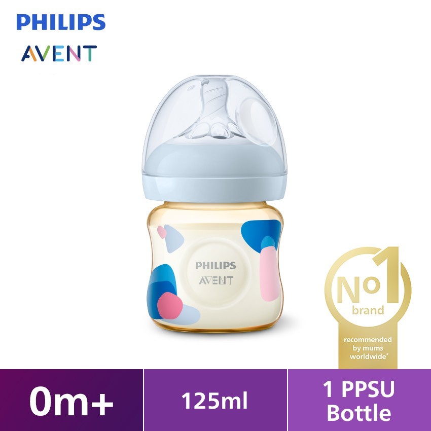 AVENT  Natural PPSU Bottle 0M+ 120ml 4OZ SCF581/10 - Botol Bayi