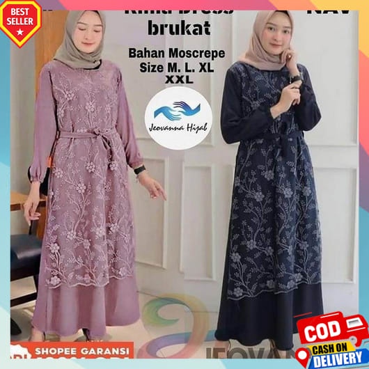 Gamis Dewasa Elegan Games Lebaran 2023 Model Terbaru Longdres Wanita Simpel Games2022 Muslimah Dres 