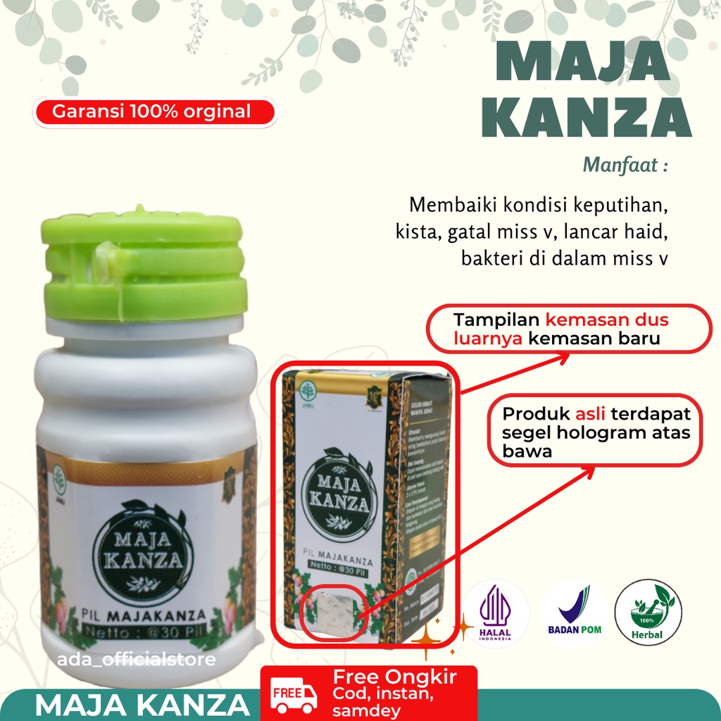 ORGINAL ASLI KANZA Manjakanza Kanza Original | Majakani KANZA aceh asli dijamin|(MAJAKANZA) ISI 30 BUTIR GARANSI ORIGINAL