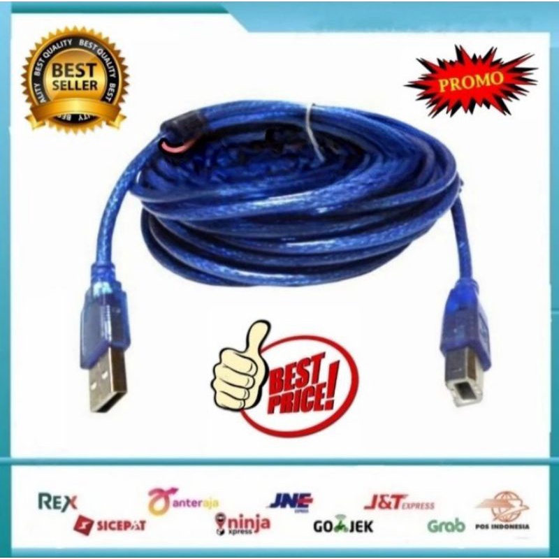 Cable USB Printer 2.0 A.AB 3 Meter