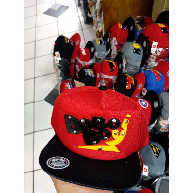 Topi Anak Snapback / Topi anak laki laki topi anak cowok usia 3 - 12 tahun