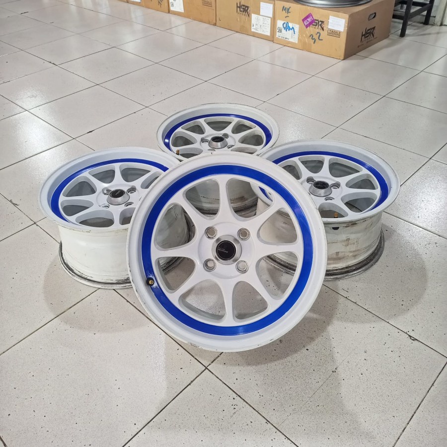 Velg Mobil Bekas Ring 15 Baut 4 ADVAN R15X7,5 4X100