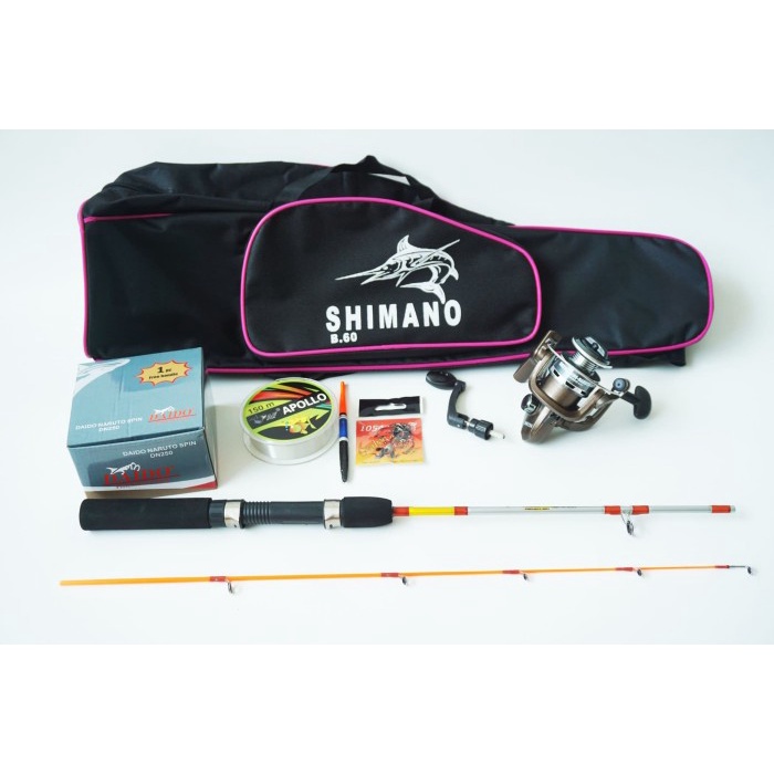 SET PANCING KOMPLIT MINI REEL DAN JORAN LENTUR KEKUATAN HINGGA 8KG ORIGINAL