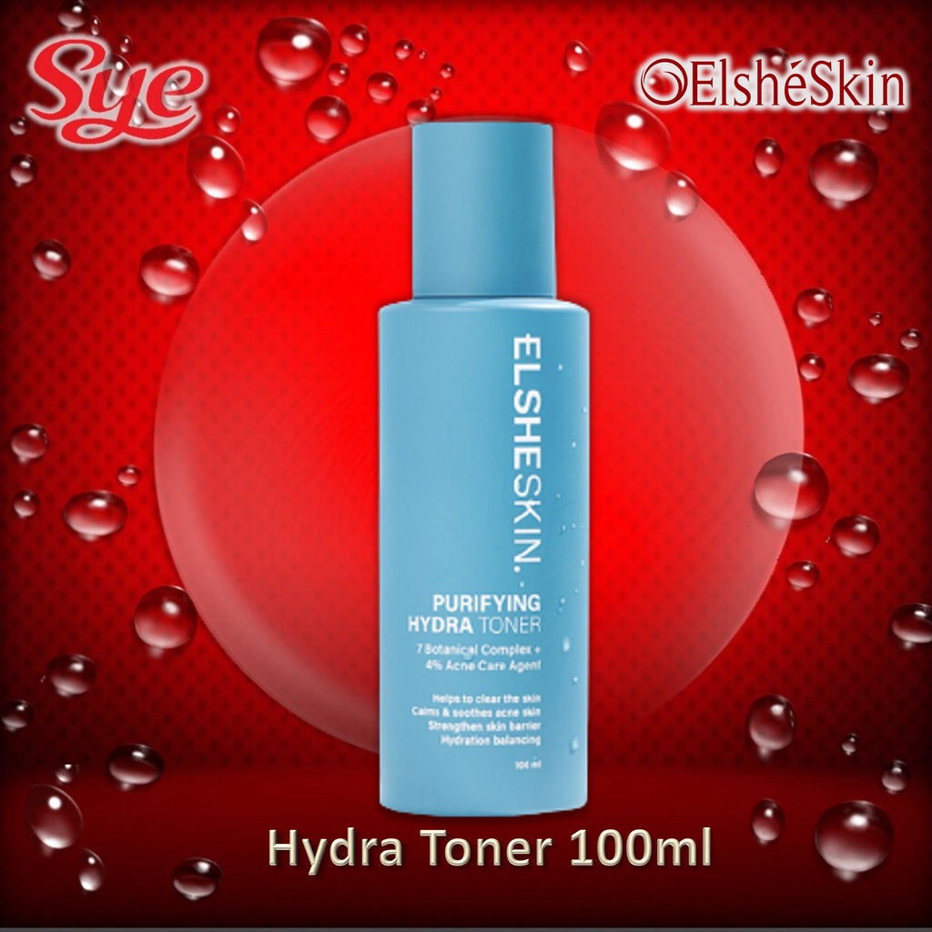 BPOM ELSHESKIN PURIFYING HYDRA TONER 100ML / TONER JERAWAT ELSHE SKIN / SYE