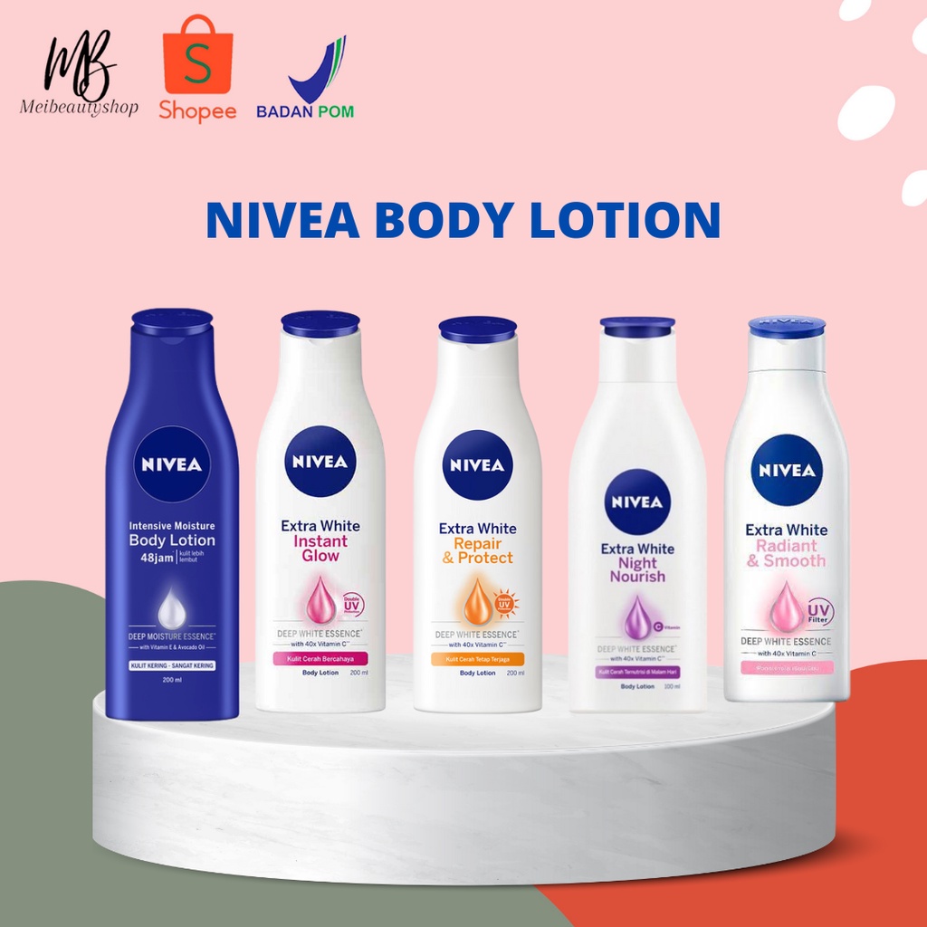 NIVEA Extra White Body Lotion  200ml - Nivea Body Lotion Extra White