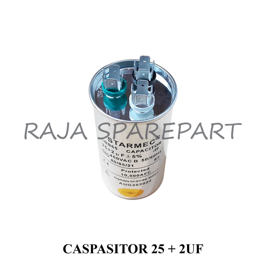 Capasitor Running AC Double 25+2UF