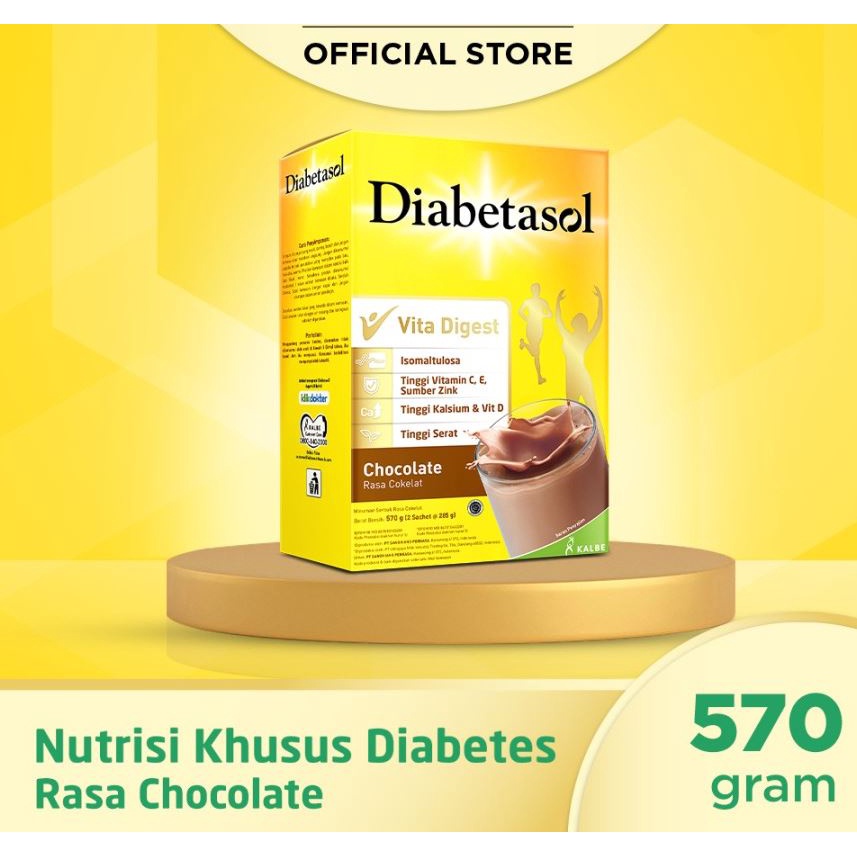 

Diabetasol Coklat 570 gr