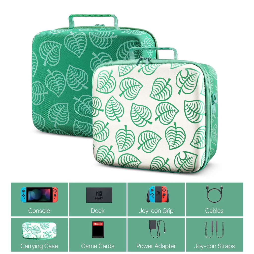 Travel Storage Bag Tas Carrying Case Animal Crossing Nintendo Switch