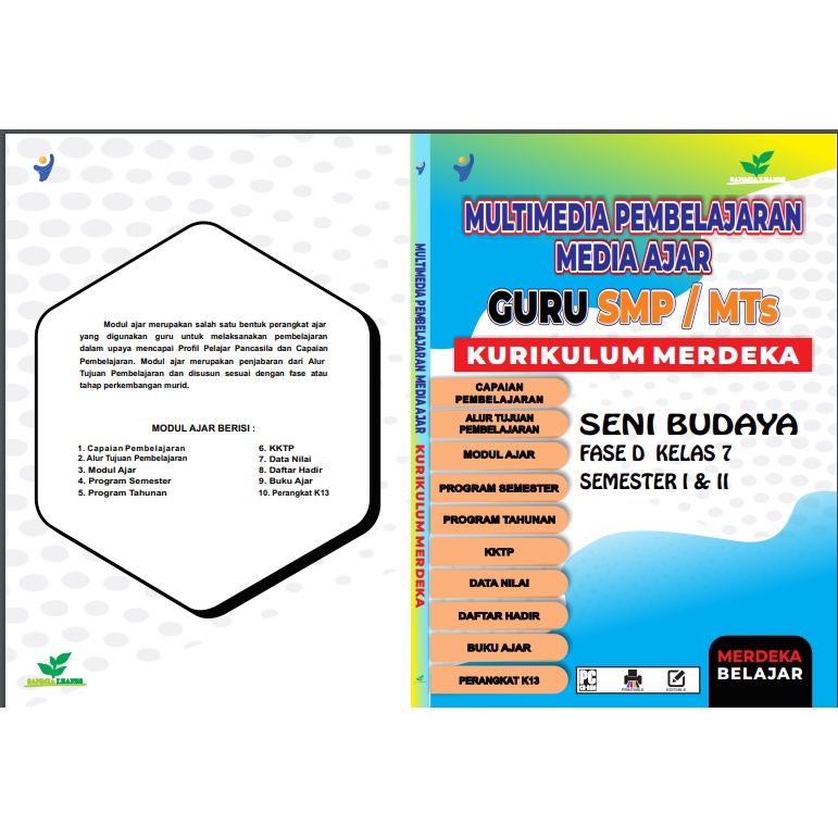 

CD Modul Ajar Kurikulum Merdeka SENI BUDAYA SMP/ MTs Kelas VII Semester I & II