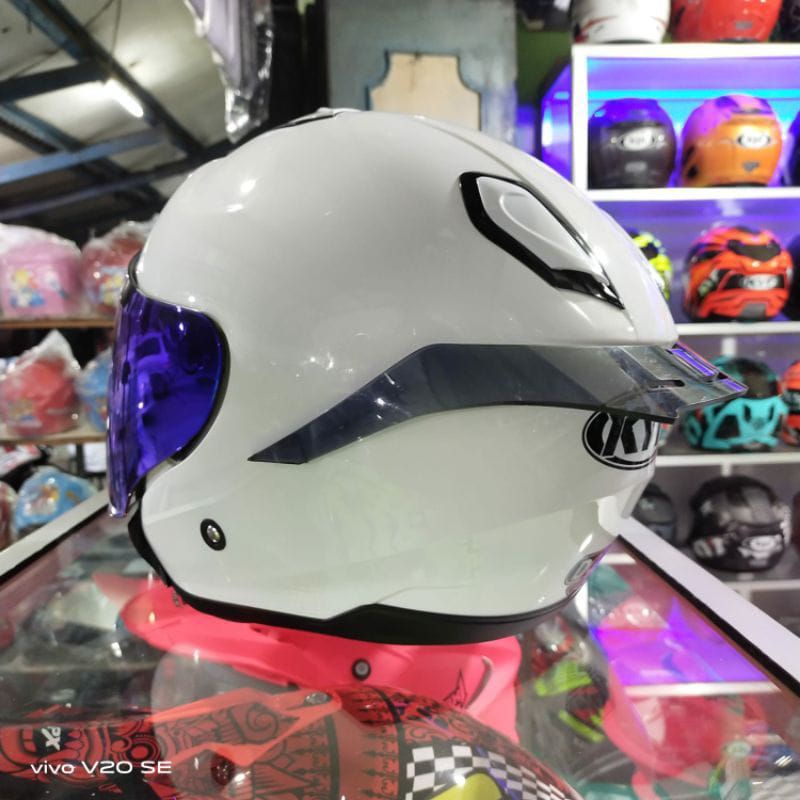 Spoiler Helm KYT Kyoto Hitam Bening Murah Kualitas Mewah