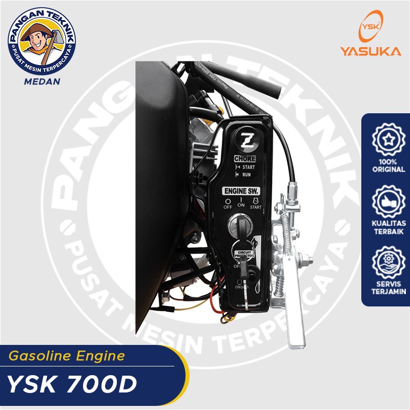 MESIN PENGGERAK BENSIN YASUKA | YSK 700D | MESIN 2 SILINDER