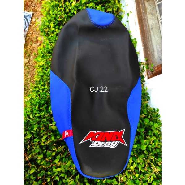 KULIT JOK MOTOR KING DRAG BORDIR JAHIT SAMPING TERBARU