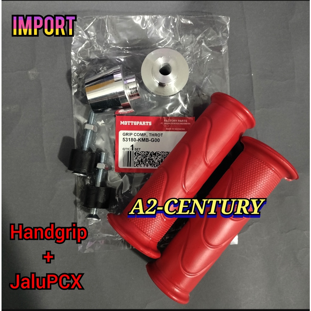 NEW HANDFAT HANDGRIP MOTOR MODEL STANDAR ORI + JALU STANG PCX UNIVERSAL SEMUA MOTOR BEAT VARIO