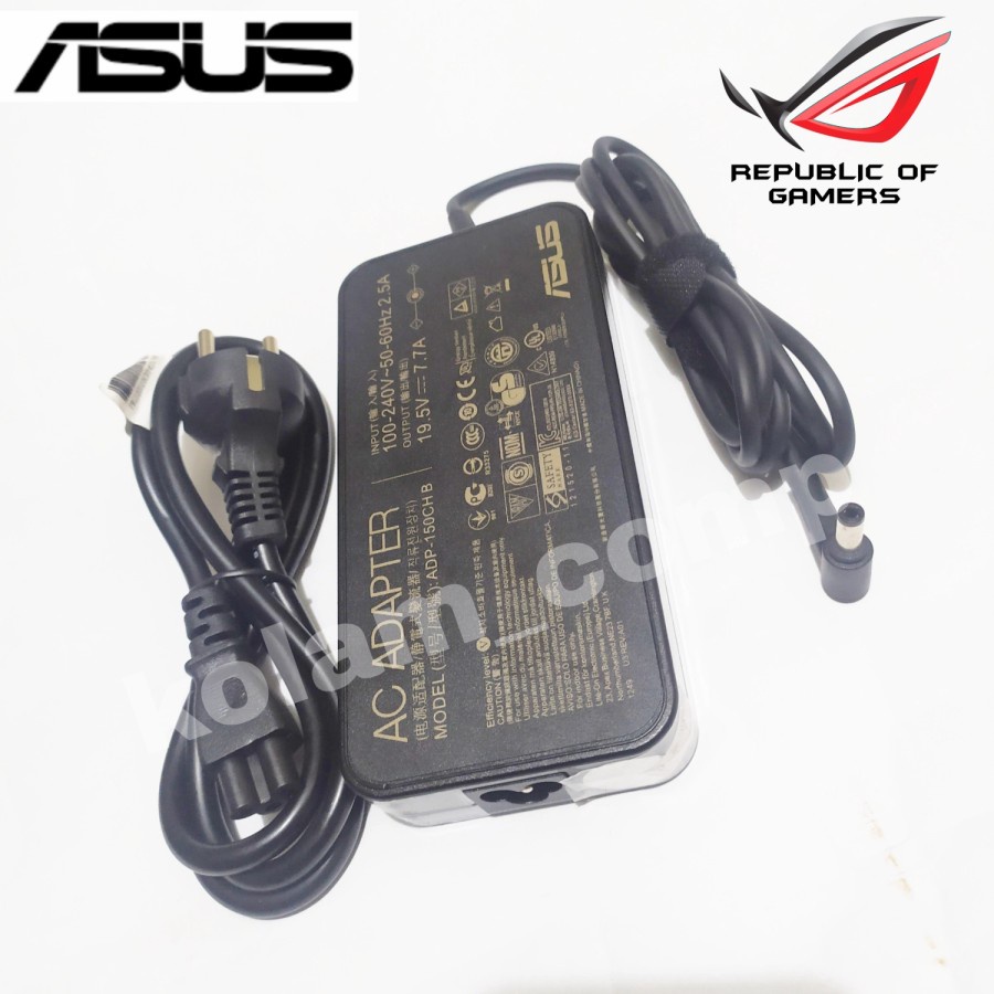 Adaptor Charger Casan Kabel Laptop Asus ROG GL503 GL503V GL503GE GL703VD G53Sx G71G 7.7A 150W Gaming