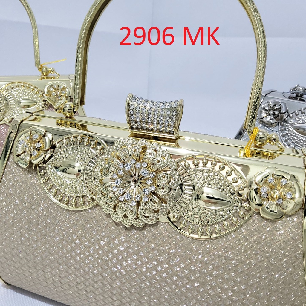 Tas Kondangan Ukuran Besar Clutch Pesta Import Diamond Farnell 2919/2921/2903/2925/2906 Mewah Cantik Muat HP