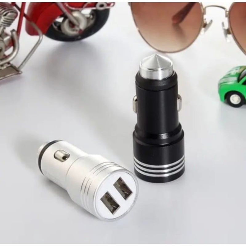 Car Charger USB / Adaptor Charger Mobil / Charger Mobil USB 2 Port