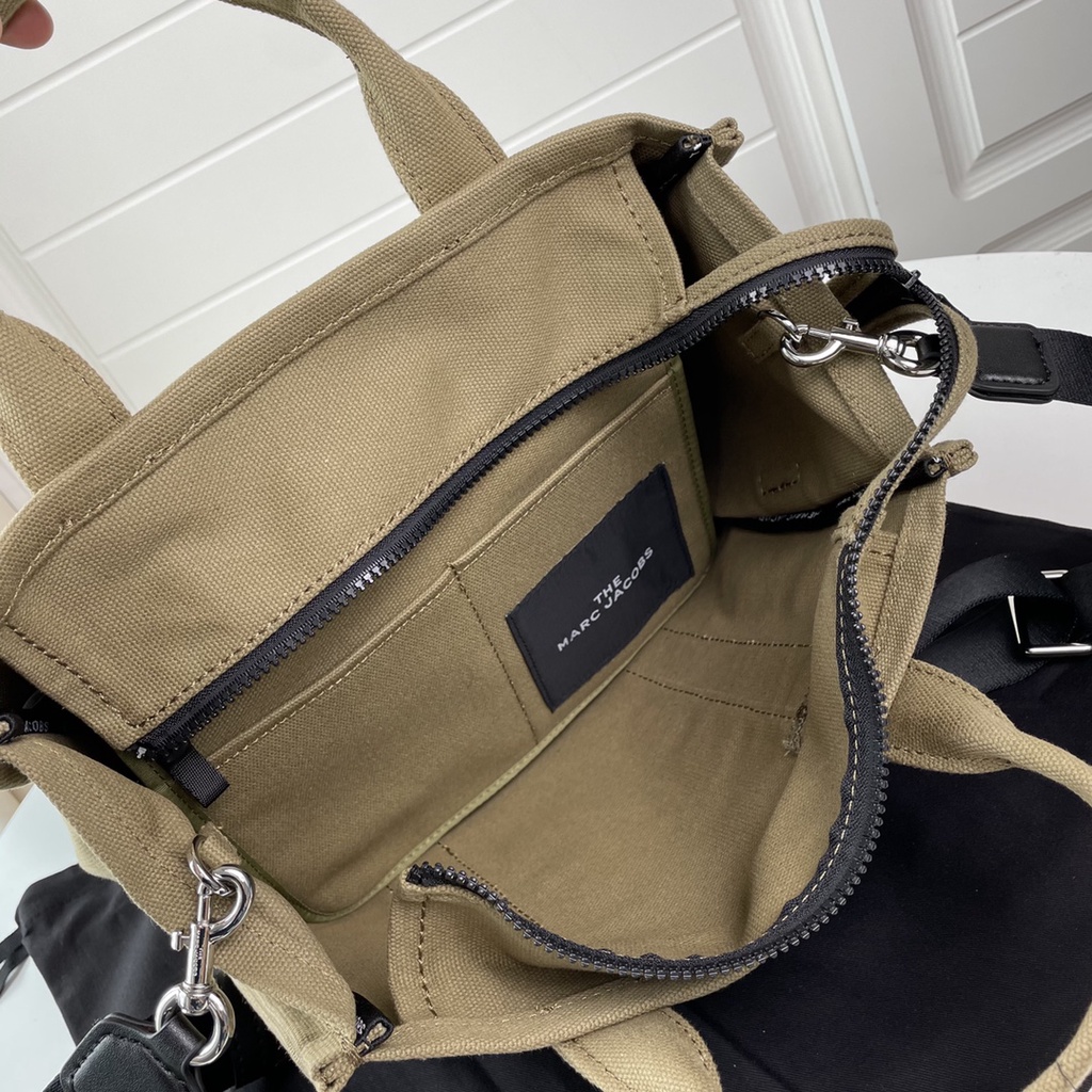 （Shopee Live）MJ15TTB01-34CM-15 15TTB01  M-J  26cm and  34cm Original J thick canvas material lady shoulder bag cross-body bag tote bag