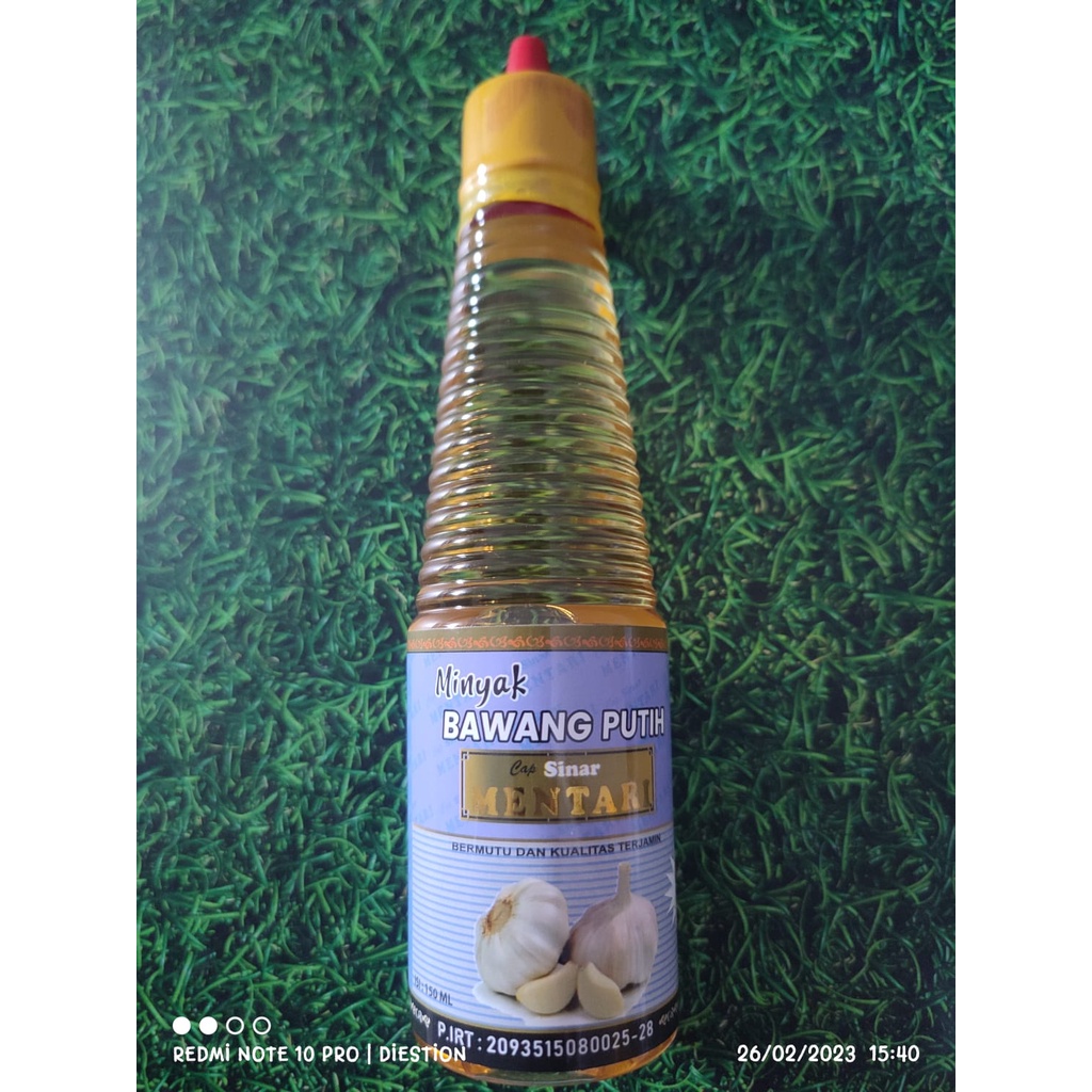 Minyak Bawang Putih Cap Sinar Mentari 150mL