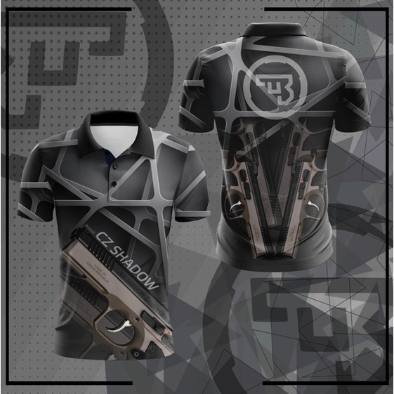 Baju Kaos Jersey Perbakin Menembak Shooting IPSC Glock Premium UV-PRO