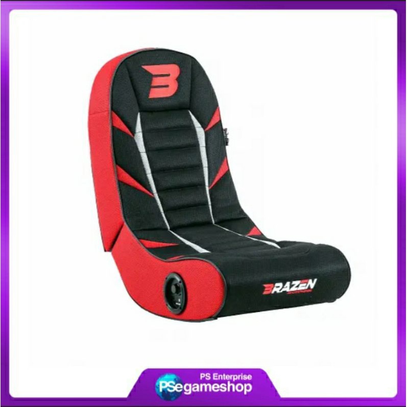 BRAZEN Python 2.0 Bluetooth Surround Sound Gaming Chair Red