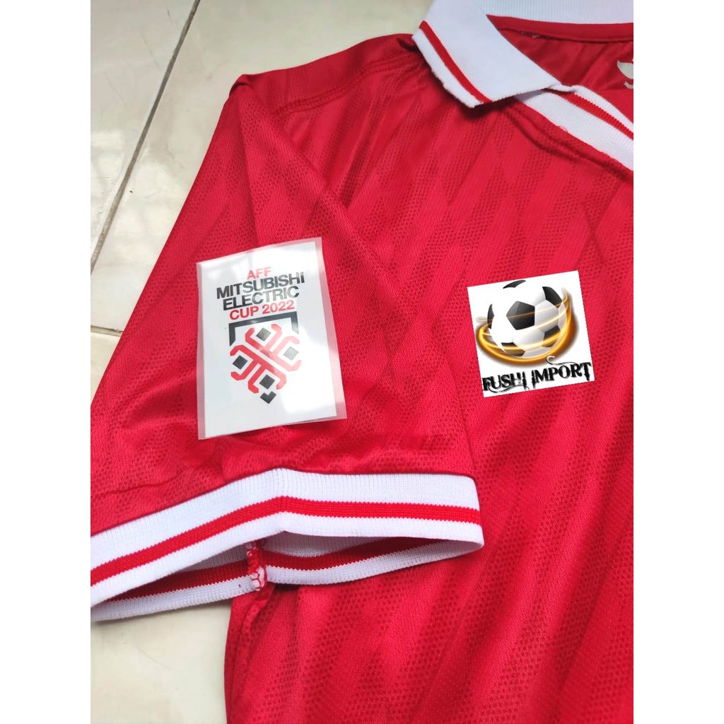 Jersey Baju Bola Indonesia Home Timnas Full Patch New 2022 2023 Grade Ori