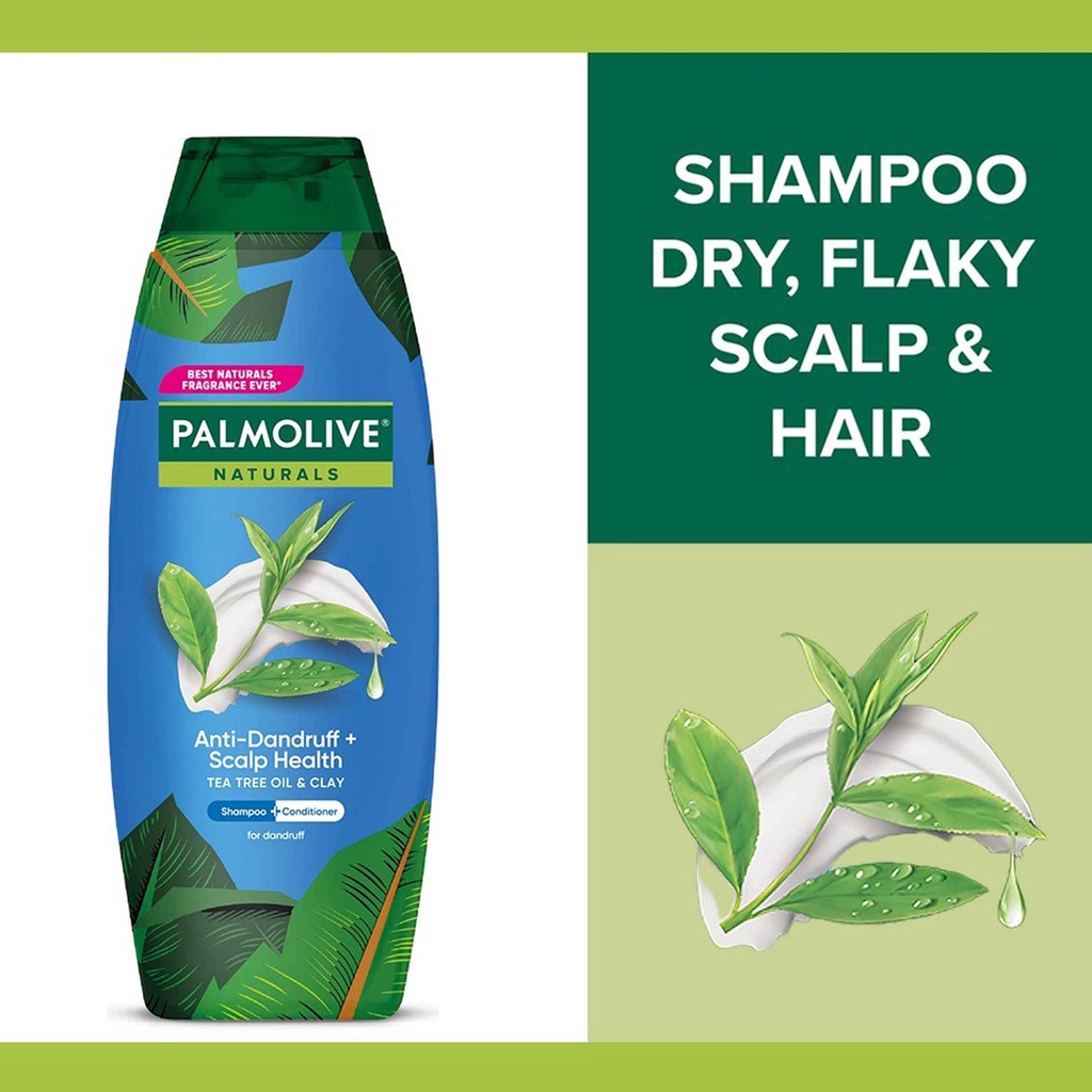 Palmolive Shampo/ Anti Dandruff/ Tea Tree Oil/ Scalp Health/180ml