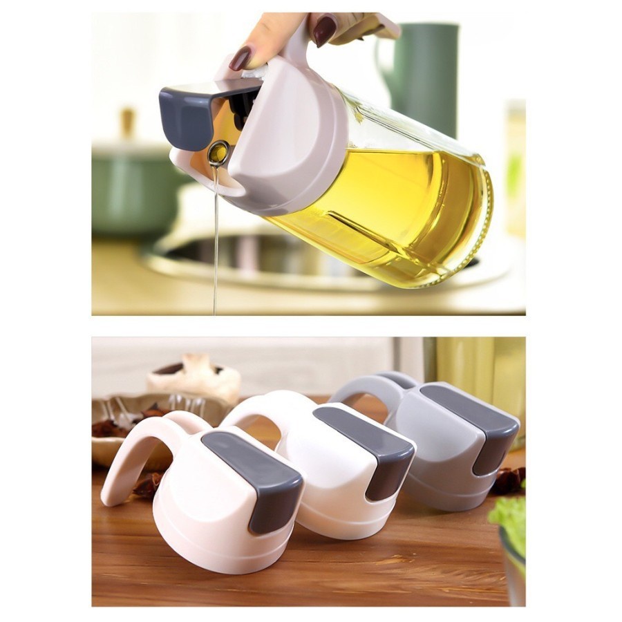 Botol Minyak Kaca 630ML / Tempat Minyak Kecap / Botol Kecap Kaca Tebal