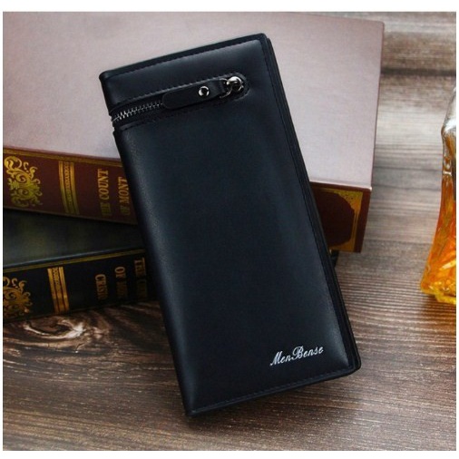 Dompet Pria Panjang Panjang Kulit Pria Menbense 3C Awet Dan Kuat Hitam J7R1 Dompet Promo Berkulitas 